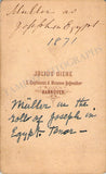 Muller, William - Set of 2 Vintage CDV Photos