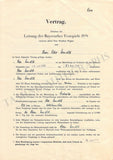 Wagner, Winifred - Printed Contract Signed 1934