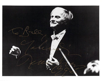 Signed Photo As Conductor (1990)