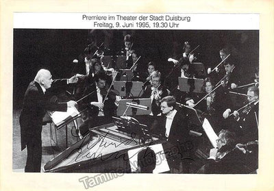 Signed Photo as Conductor (1995)