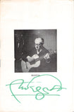 Segovia, Andres - Signed Program London 1964