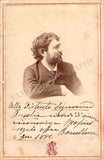 Masini, Angelo - Signed Cabinet Photograph 1881