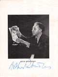 Rubinstein, Artur - Boult, Adrian - Signed Program London 1954