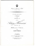 Toscanini, Arturo - Signed Program London 1952