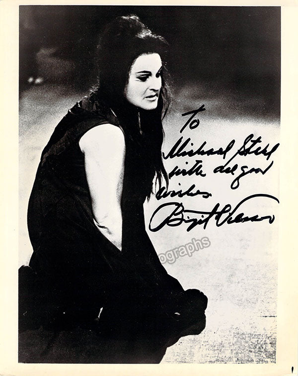 Birgit Nilsson Autographs – Tamino