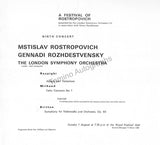 Rostropovich, Mstislav - Rozhdestvensky, Gennady - Signed Program