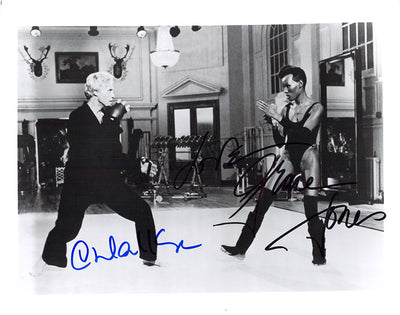 Walken, Christopher - Jones, Grace - Double Signed Photograph