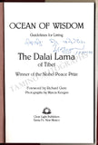 Lama, Dalai - Signed Book "Ocean of Wisdom"