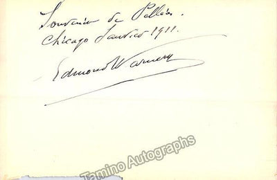 Warnery, Edmond - Signed Album Page 1911