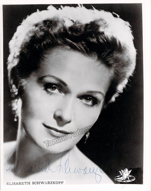 SCHWARZKOPF, Elisabeth (Various Autographs) – Tamino