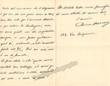 Marconi, Francesco - Autograph Letter Signed 1910