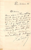 Liszt, Franz - Autograph Letter Signed 1886