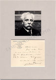 Fauré, Gabriel - Autograph Note Signed