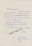 Fischer, Jean Frank - Autograph Music Quote Signed