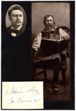 De Reszke, Jean - Signed Card 1901