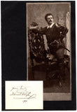 De Reszke, Jean - Signed Card 1901