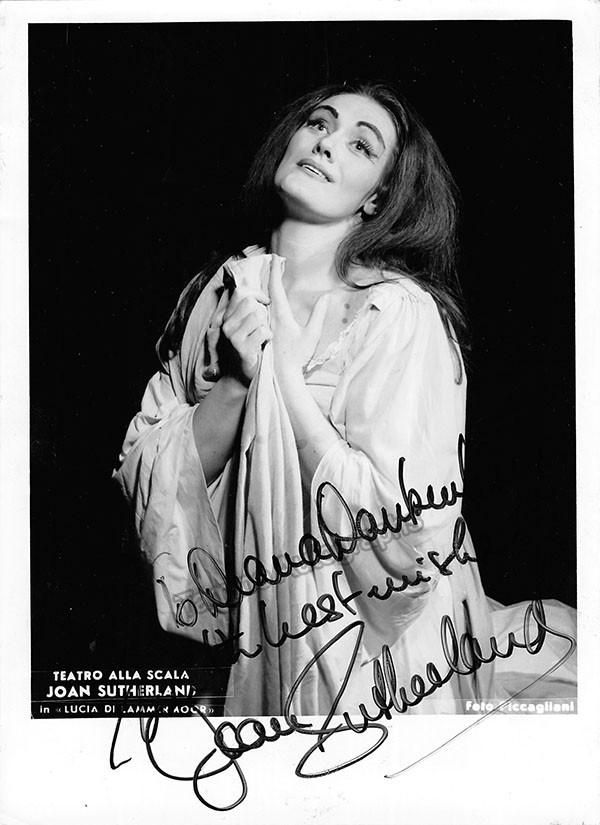 SUTHERLAND, Joan - Signed Photo | Original Authentic Autograph – Tamino