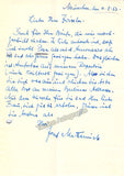 Metternich, Josef - Set of 3 Autograph Letters Signed