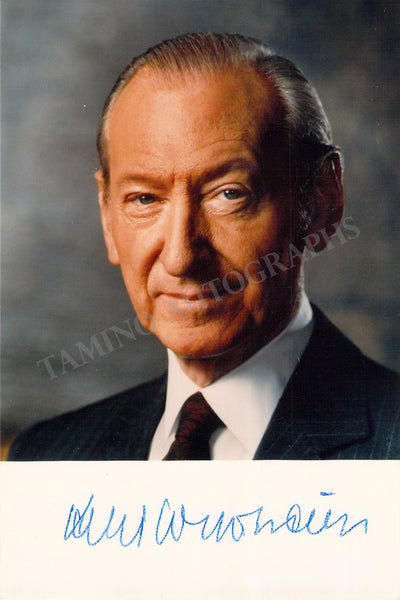 Waldheim, Kurt - Signed Photograph