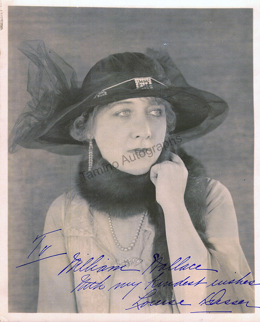 Louise Dresser Autograph – Tamino