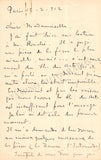 De Falla, Manuel - Autograph Letter Signed 1912