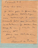 De Falla, Manuel - Autograph Note Signed