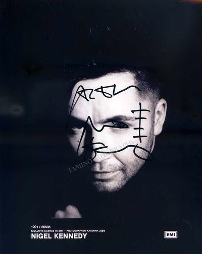Kennedy, Nigel - Signed promo photo