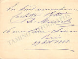 Opera Singers - Signatures Late 1800s-1910 (Lot 2)