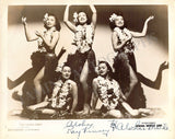 Ray Kinney & The Aloha Girls - Set of 2 Signed Photographs