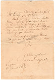 Wagner, Richard - Autograph Note Signed 1867