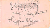 Wagner, Siegfried - Autograph Music Quote Signed