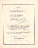 Tetrazzini, Luisa - Signed Program Farewell Tour 1933