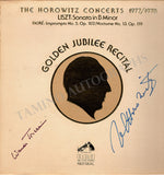 Horowitz, Vladimir - Toscanini, Wanda - Signed LP Sleeve