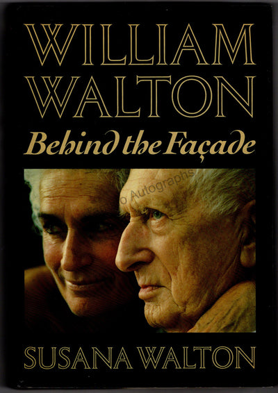 Walton, William - Book "Behind the Facade" Signed by Susan Walton