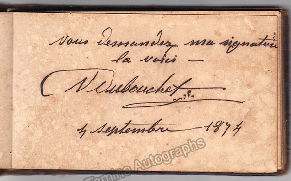 Autograph Album - 20 Signatures Of Singers 1874 – Tamino