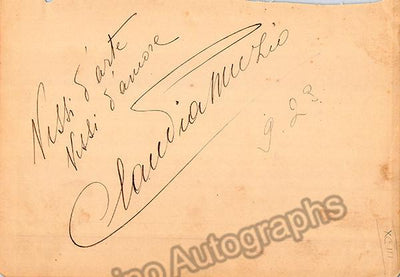 Autograph Collection - Over 60 Signatures Teatro Municipal Opera, Rio de Janeiro 1917-1931