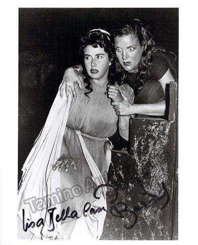 Della Casa, Lisa and Borkh, Inge - Double Signed Photo in Elektra