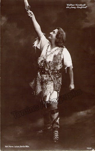 Kirchhoff, Walter - Signed photo postcard as Siegfried