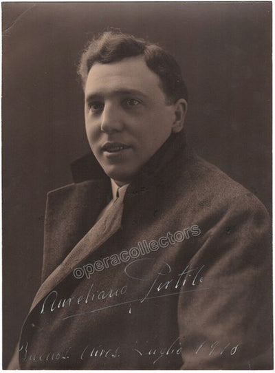 Pertile, Aureliano - Extra Large Signed Photo 1918