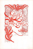 Ballet Russe - Program with Karsavina & Siblings Nijinski Monte Carlo 1913