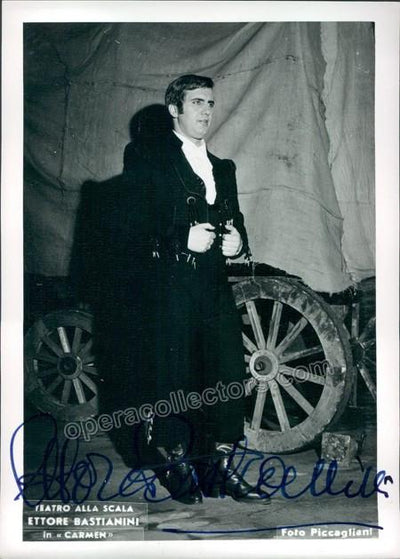 Bastianini, Ettore - Signed photo in Carmen