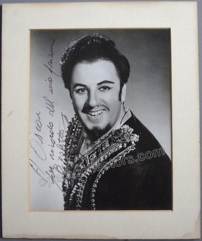 Bergonzi, Carlo - Signed photo in Rigoletto