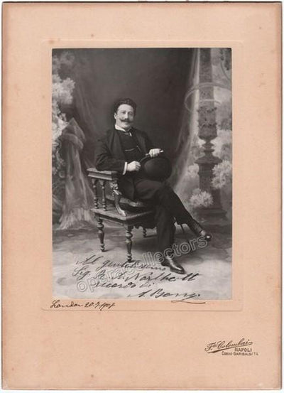 Bonci, Alessandro - Extra Large Signed Cabinet Photo 1908