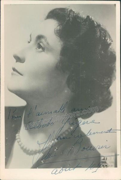 Bouvier, Helene - Signed Photo