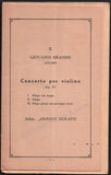 Busoni, Ferruccio - Program Lot 1912-1914