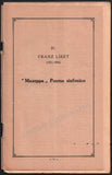 Busoni, Ferruccio - Program Lot 1912-1914