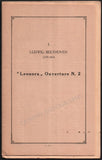 Busoni, Ferruccio - Program Lot 1912-1914