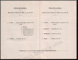 Busoni, Ferruccio - Program Lot 1912-1914