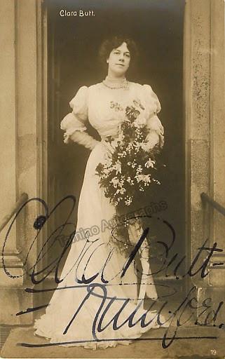 Butt, Clara - Signed photo postcard