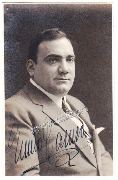 Caruso, Enrico - Signed photo postcard